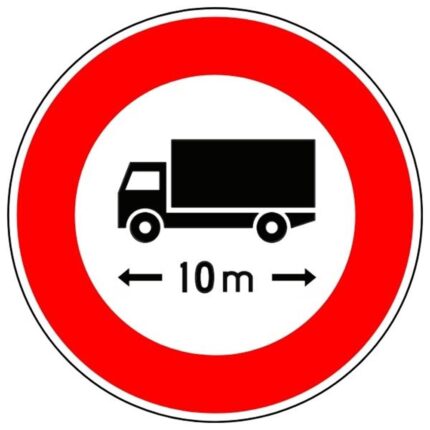 Uzunluğu 10 Metreden Fazla Olan Taşıt Giremez Levhası TT-22