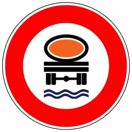 Su Kirletici Madde Taşıyan Taşıt Giremez Levhası TT-17