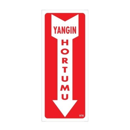 Yangın Hortumu Uyarı Levhası