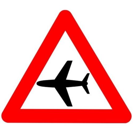 Havaalanı Havalimanı Alçak Uçuş Levhası T-17