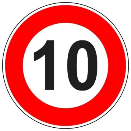 Azami Hız Sınırlaması 10 km Levhası TT-29