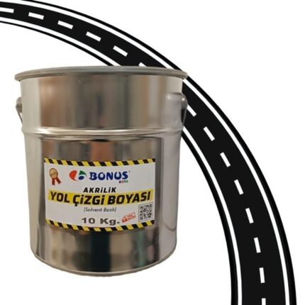 Akrilik Beyaz Yol Çizgi Boyası 10 kg