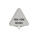 39x39 cm Plastik Üçgen Özel Baskı Levha Plastik Uyarı Levhası