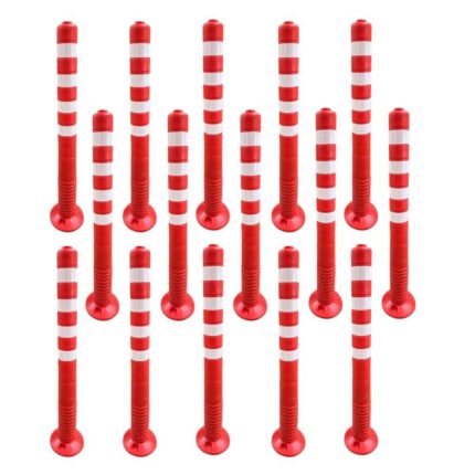 Ekonomik Turuncu 100 cm Esnek Delinatör 15'li Set