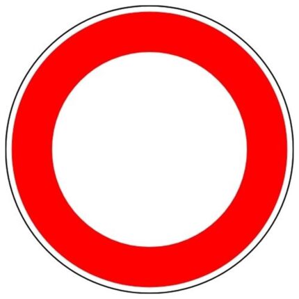 Taşıt Trafiğine Kapalı Yol Levhası TT-5