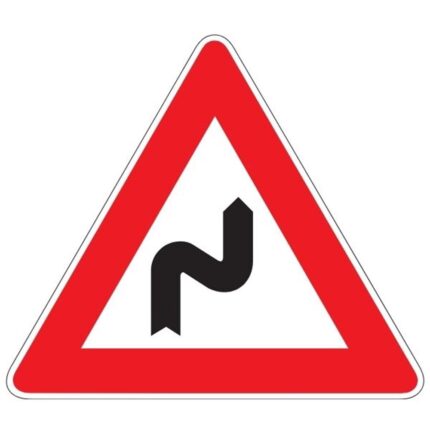 Sağa Devamlı Tehlikeli Viraj Levhası T-2A