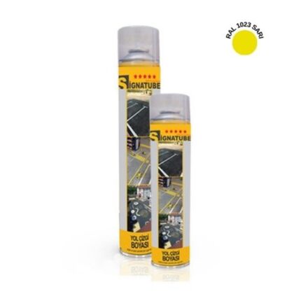 Signatube Sprey Sarı Çizgi Boyası
