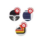 60x60 cm Güneş Enerjili Solar Ledli Yavaş Levhası