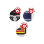 60x60 cm Güneş Enerjili Solar Ledli Azami Hız 20 Levhası