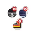 60x60 cm Güneş Enerjili Solar Ledli Azami Hız 30 km Levhası