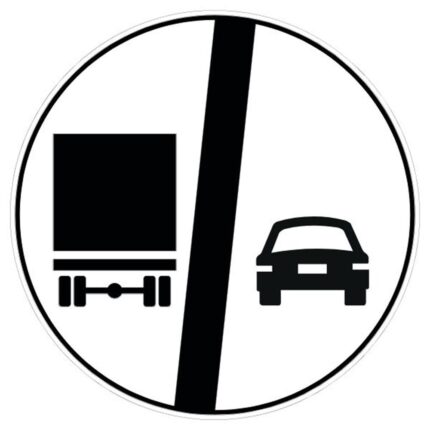 Kamyonlar İçin Geçme Yasağı Sonu Levhası TT-34b