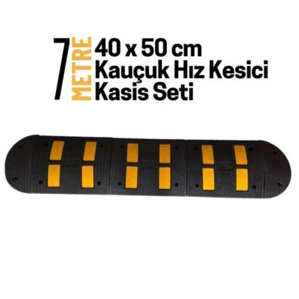 7 Metre Kauçuk Hız Kesici Kasis Seti 40x50 cm