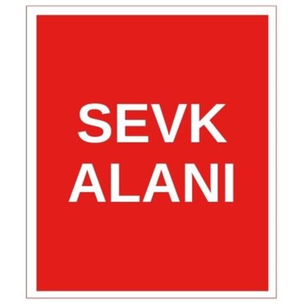 Sevk Alanı Sticker Yapışkanlı Etiket