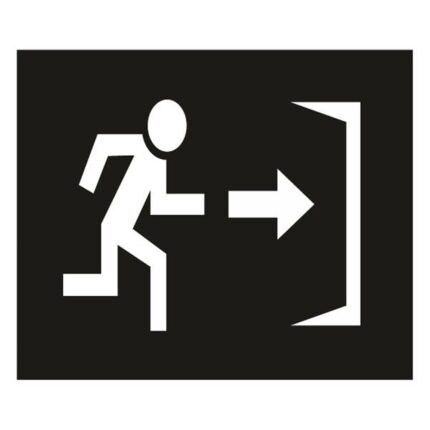 Acil Çıkış Boyama Şablonu