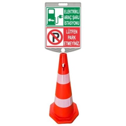 Elektrikli Araç Şarj İstasyonu Levhalı Duba