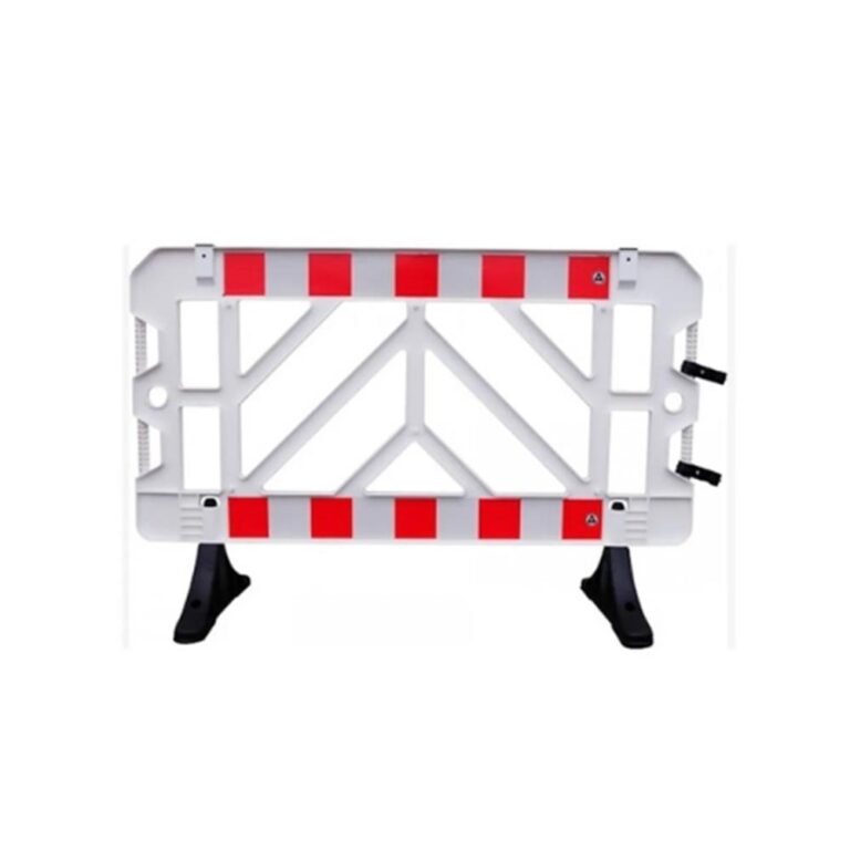 Beyaz Plastik Güvenlik Barikatı Panel Bariyer