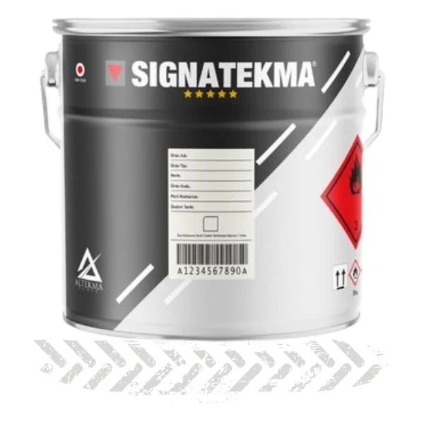 beyaz yol çizgi beton asfalt boyası 25kg