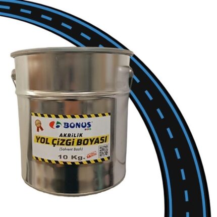 Akrilik Mavi Yol Çizgi Boyası 10 kg