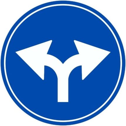 Sağa ve Sola Mecburi Yön Levhası TT-35f