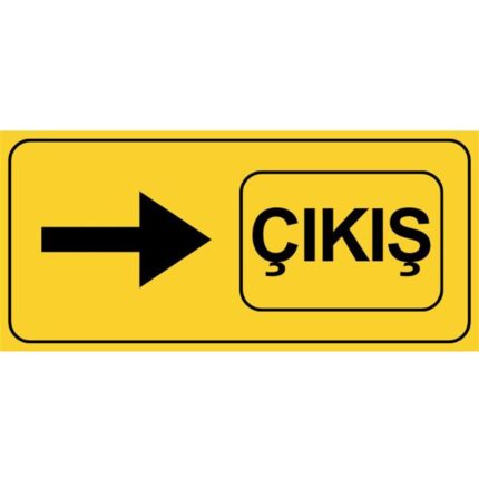 Sarı Çıkışı Levhası