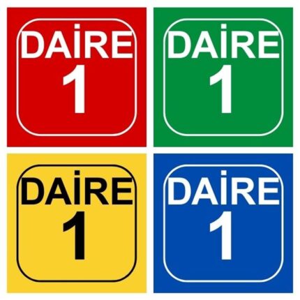 Otopark Numaralandırma Levhası