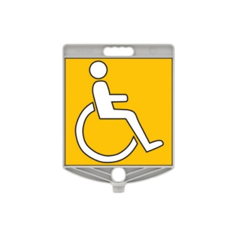 Engelli İşareti Engelli Park Yeri Levhası Dikdörtgen Plastik Levha 30x30 cm