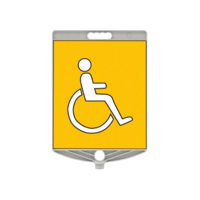 Engelli İşareti Engelli Park Yeri Levhası Dikdörtgen Plastik Levha