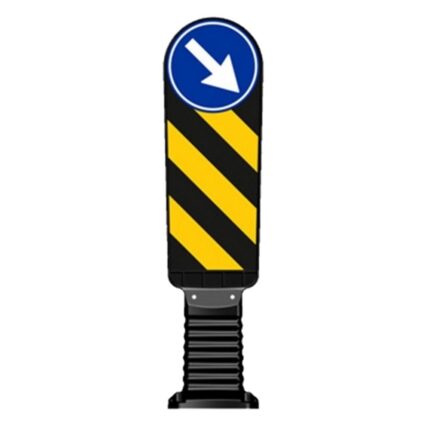 Esnek Refüj Başı Dubası 95 cm Siyah