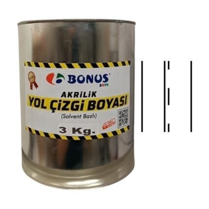 Siyah Yol Çizgi Boyası 3 kg