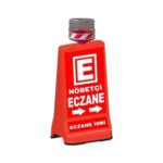 Flaşör Lambalı Nöbetçi Eczane Tabelası Eczane Dubası Plastik Duba Tek Yön