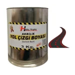 kırmızı akrilik beton boyası 3kg