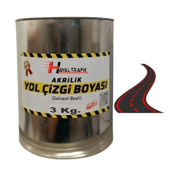 kırmızı akrilik beton boyası 3kg