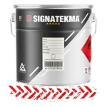 kırmızı yol çizgi beton asfalt boyası 25kg