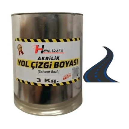 mavi akrilik beton boyası 3kg