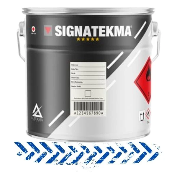 mavi yol çizgi beton asfalt boyası 25kg