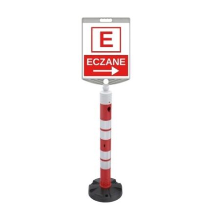 Sağ Ok Eczane Levhalı 120 cm Duba