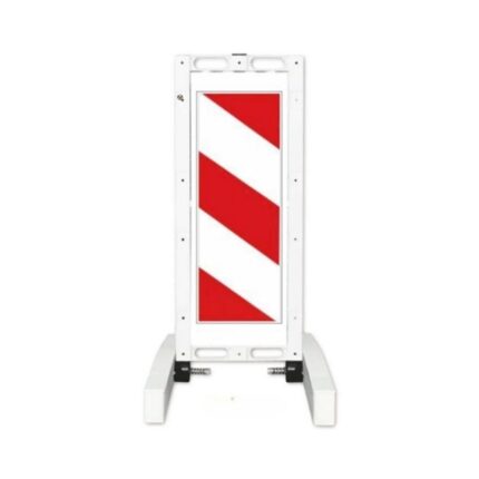 Sağa Yönlendirme Katlanır Uyarı Levhalı Yol Bariyeri 42x110 cm