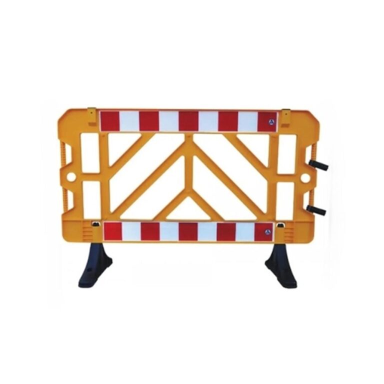 Sarı Plastik Güvenlik Barikatı Panel Bariyer