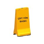 Sarı Reklam Dubası Özel Baskı