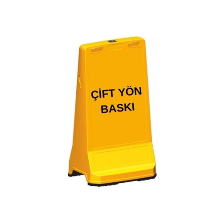 Sarı Reklam Dubası Özel Baskı