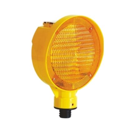 Sarı Solar Flaşörlü Yuvarlak Ledli Lamba