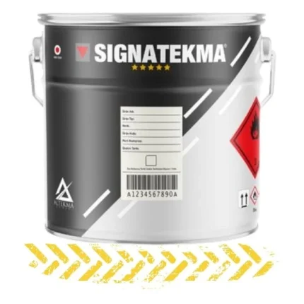 sarı yol çizgi beton asfalt boyası 25kg