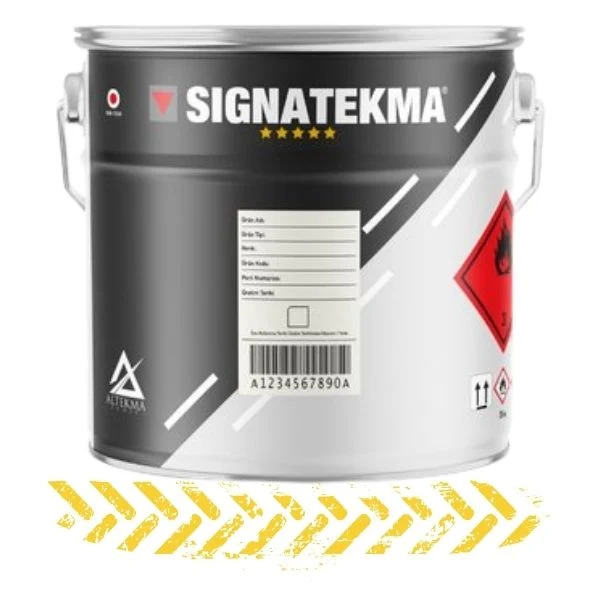 sarı yol çizgi beton asfalt boyası 25kg