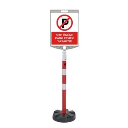 Site Önüne Park Etmek Yasaktır Levhalı 100 cm Duba