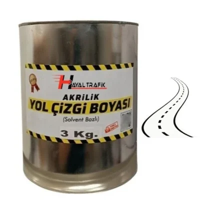 siyah akrilik beton boyası 3kg