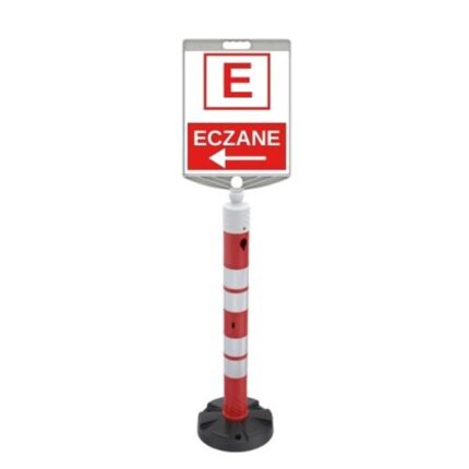 Sol Ok Eczane Levhalı 120 cm Duba