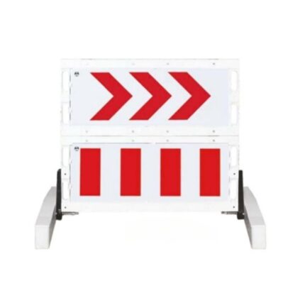 Trafik Yönlendirme İşareti Katlanır Uyarı Levhalı Bariyer