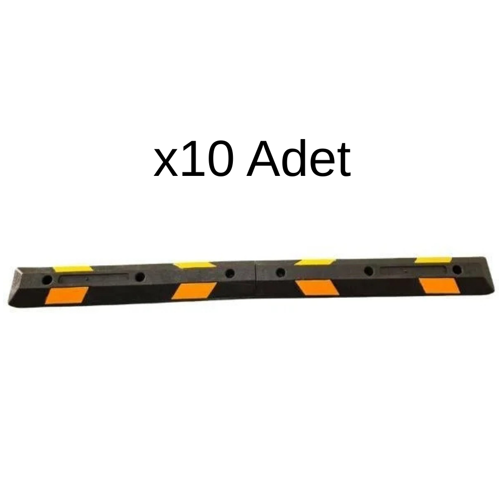 183 cm Kauçuk Araç Stoperi 10'lu Set 183 cm Kauçuk Araç Stoperi 10'lu Set
