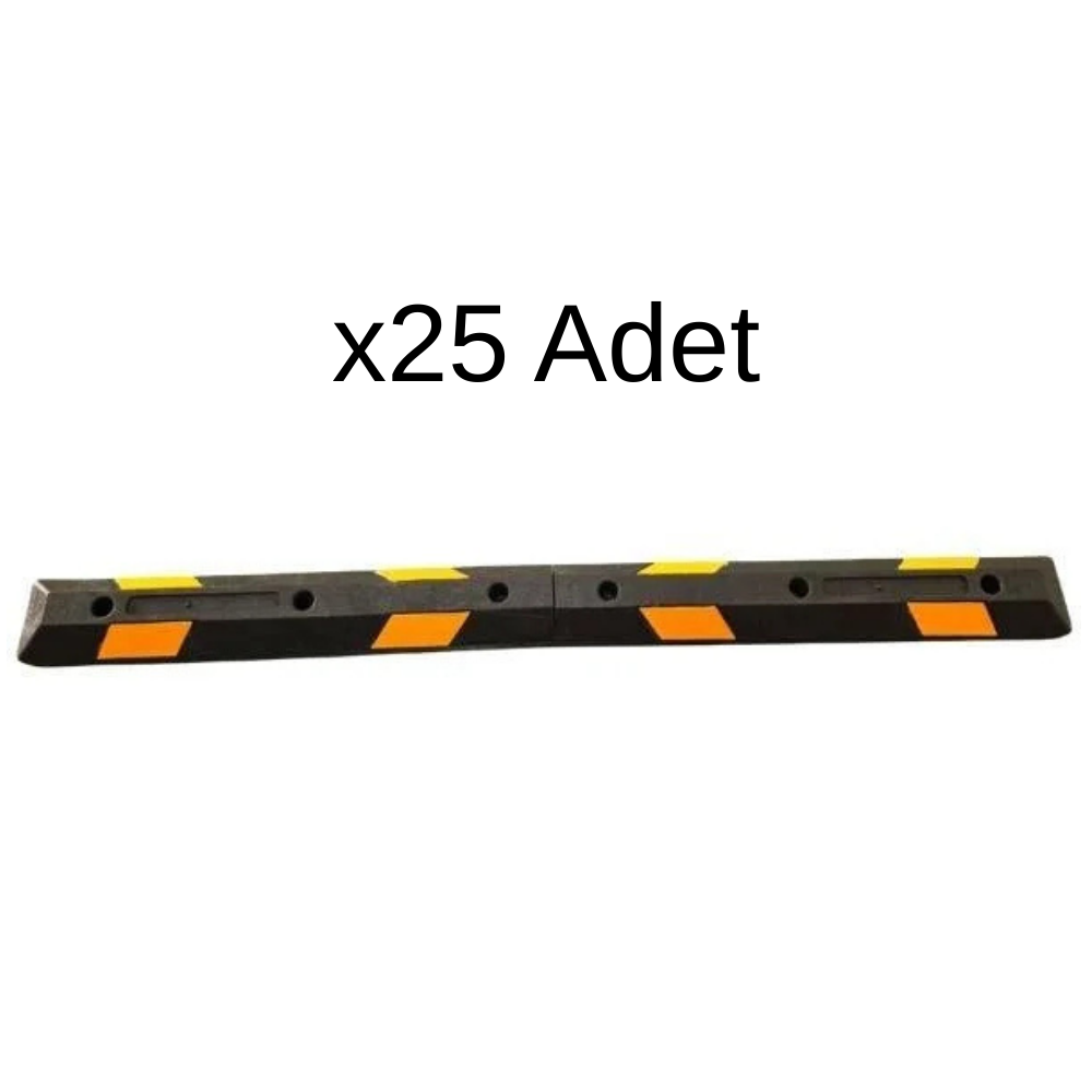 183 cm Kauçuk Araç Stoperi 25'li Set 183 cm Kauçuk Araç Stoperi 25'li Set