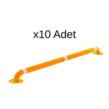 Demir Otopark Bariyeri 180×60 cm 10'lu Set